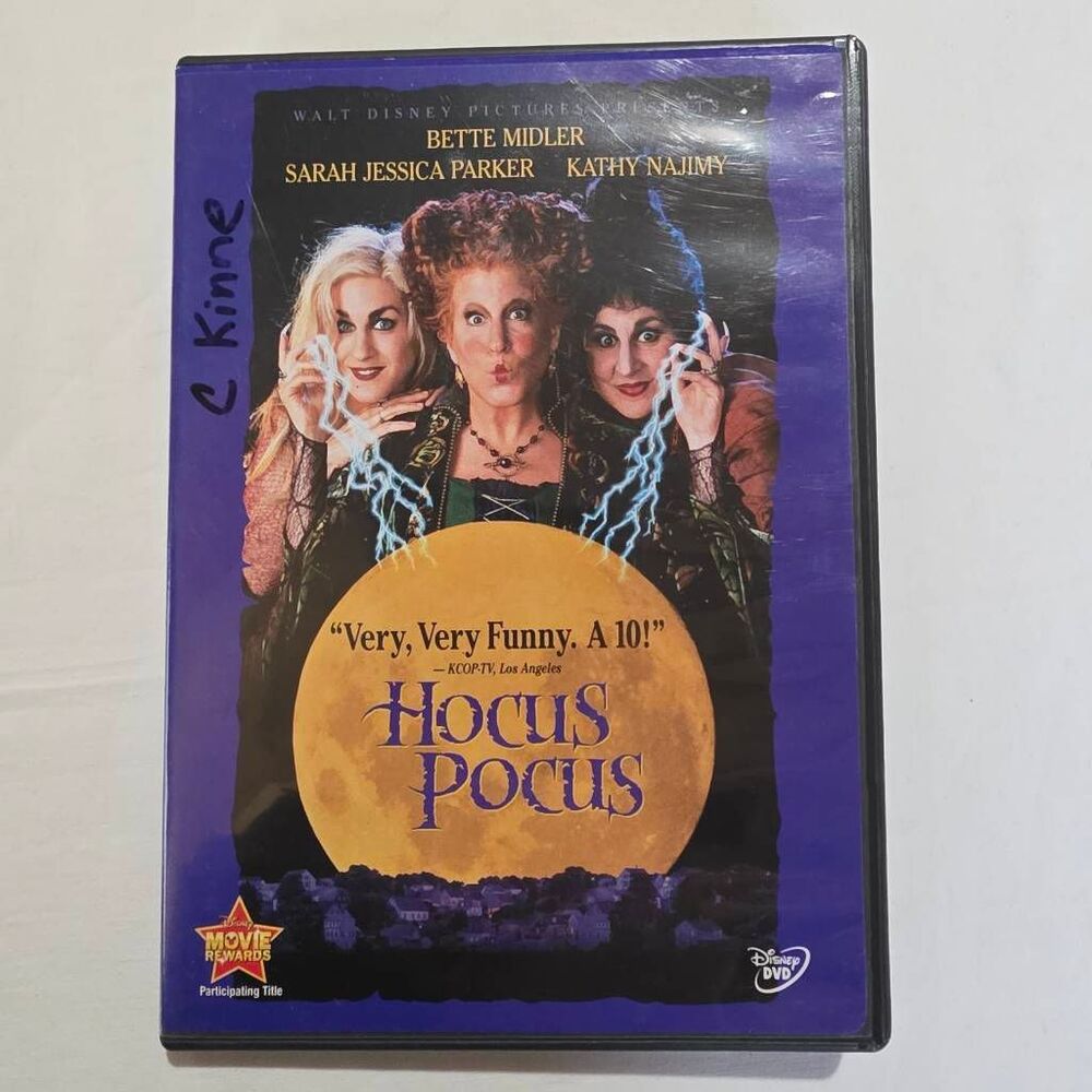 Hocus Pocus DVD Disney Halloween Movie Widescreen